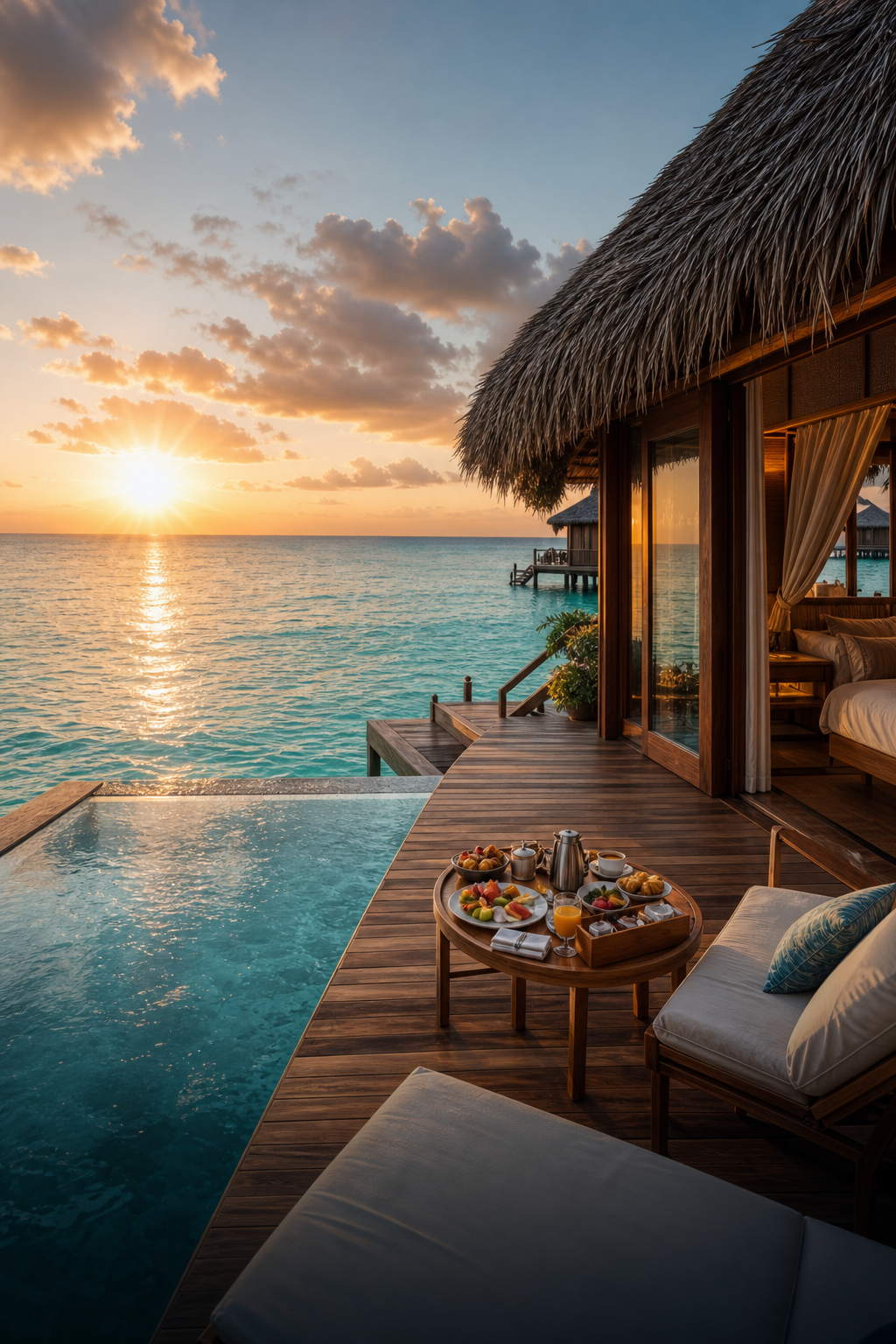 Maldives overwater villa